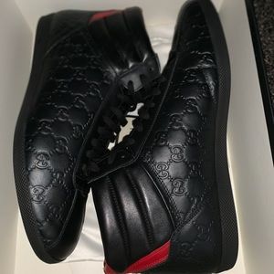 Mens Gucci Signature High Top Sneaker